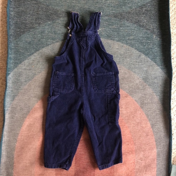 Vintage Field Gear Corduroy Blue Bibs - Picture 5 of 7